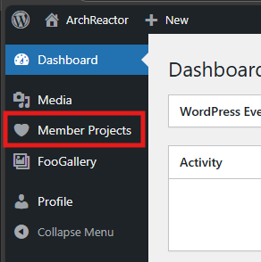 Member Project Guide